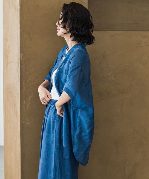 la.f... / ラ・エフ シャツ・ブラウス | 【biyori】""風をまとう、大人のシアー""デニムシャツ≪洗濯機で洗える≫ | 詳細2