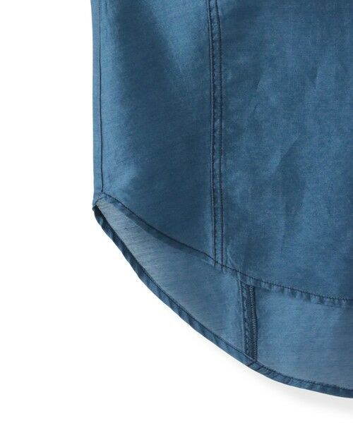 la.f... / ラ・エフ シャツ・ブラウス | 【biyori】""風をまとう、大人のシアー""デニムシャツ≪洗濯機で洗える≫ | 詳細17