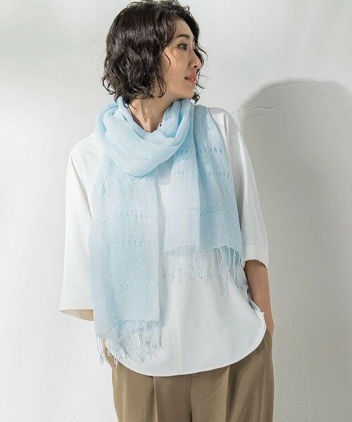 la.f... / ラ・エフ マフラー・ショール・スヌード・ストール | リネンストール≪手洗い可能≫ | 詳細4