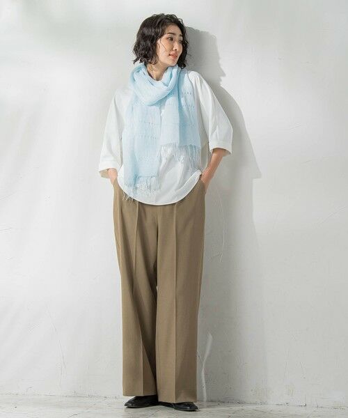 la.f... / ラ・エフ マフラー・ショール・スヌード・ストール | リネンストール≪手洗い可能≫ | 詳細7