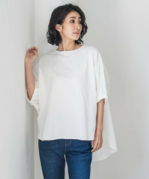 la.f... / ラ・エフ カットソー | 【biyori】異素材ドルマンプルオーバー≪手洗い可能≫ | 詳細1