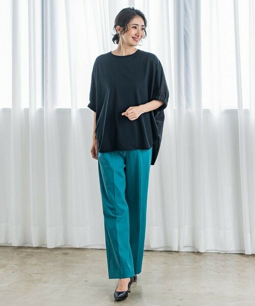 la.f... / ラ・エフ カットソー | 【biyori】異素材ドルマンプルオーバー≪手洗い可能≫ | 詳細13