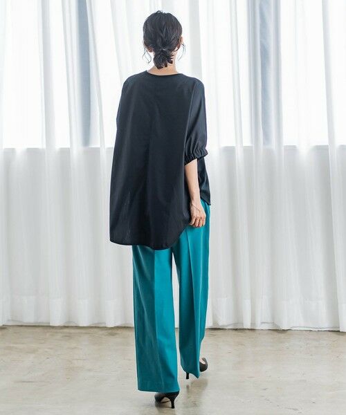 la.f... / ラ・エフ カットソー | 【biyori】異素材ドルマンプルオーバー≪手洗い可能≫ | 詳細15