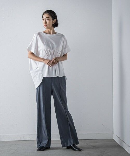 la.f... / ラ・エフ カットソー | 【WEB限定】ウエストタックカットソー≪手洗い可能≫ | 詳細1