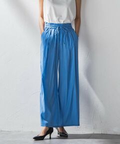 la.f... / ラ・エフ その他パンツ | 【WEB限定】ウエストギャザーワイドパンツ≪手洗い可能≫