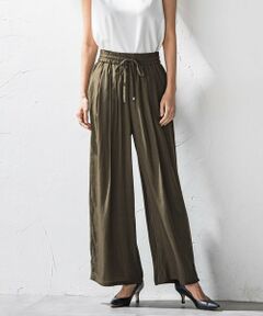 la.f... / ラ・エフ その他パンツ | 【WEB限定】ウエストギャザーワイドパンツ≪手洗い可能≫