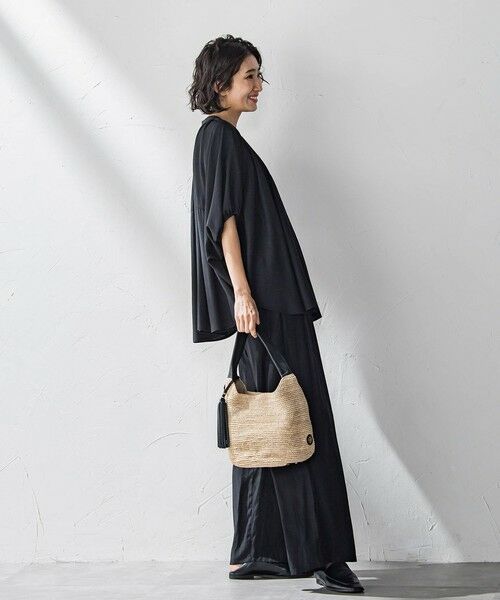 la.f... / ラ・エフ その他パンツ | 【WEB限定】ウエストギャザーワイドパンツ≪手洗い可能≫ | 詳細1