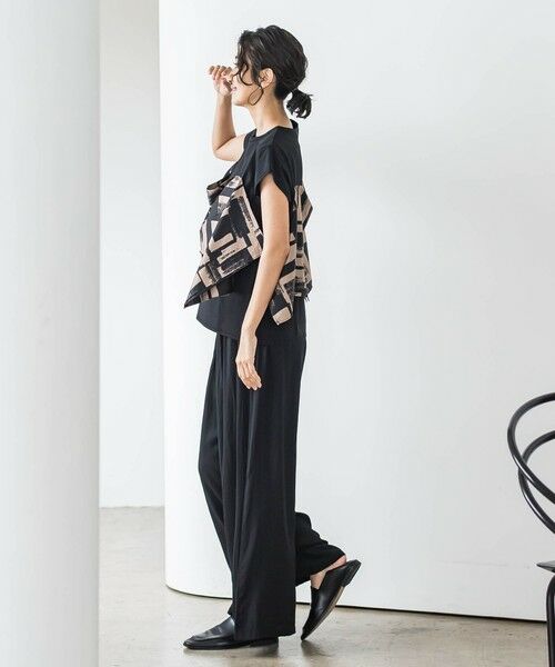 la.f... / ラ・エフ その他パンツ | 【WEB限定】ウエストギャザーワイドパンツ≪手洗い可能≫ | 詳細11