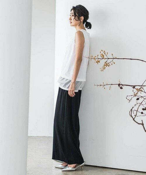 la.f... / ラ・エフ その他パンツ | 【WEB限定】ウエストギャザーワイドパンツ≪手洗い可能≫ | 詳細13