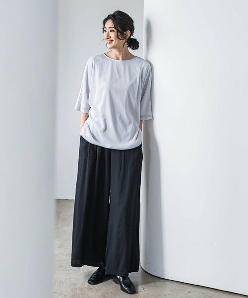 la.f... / ラ・エフ その他パンツ | 【WEB限定】ウエストギャザーワイドパンツ≪手洗い可能≫ | 詳細14