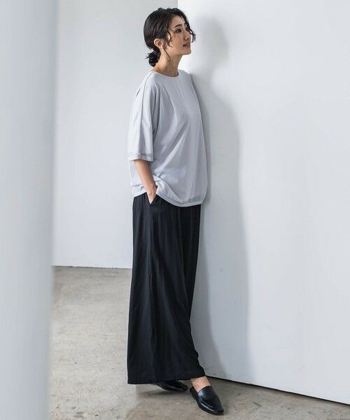 la.f... / ラ・エフ その他パンツ | 【WEB限定】ウエストギャザーワイドパンツ≪手洗い可能≫ | 詳細15