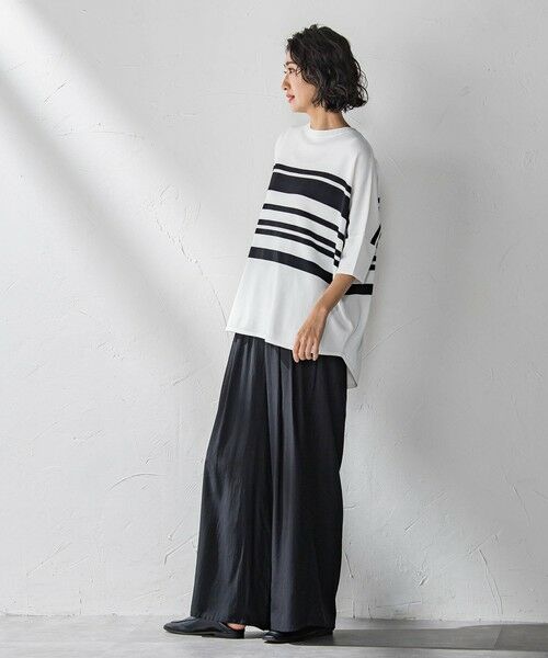 la.f... / ラ・エフ その他パンツ | 【WEB限定】ウエストギャザーワイドパンツ≪手洗い可能≫ | 詳細20