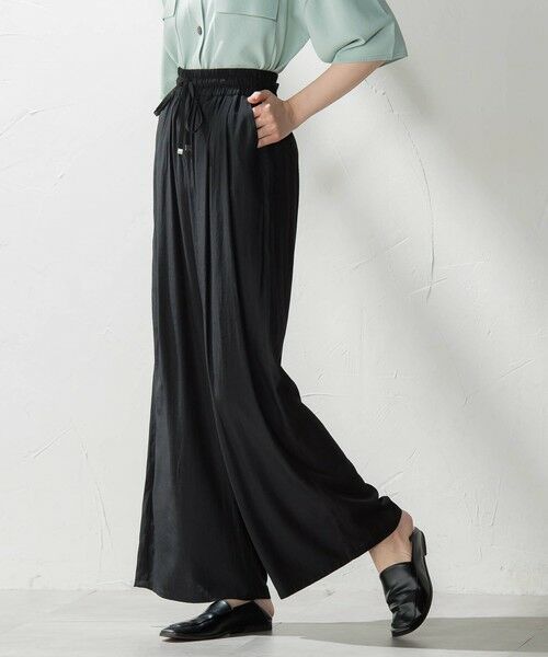 la.f... / ラ・エフ その他パンツ | 【WEB限定】ウエストギャザーワイドパンツ≪手洗い可能≫ | 詳細22