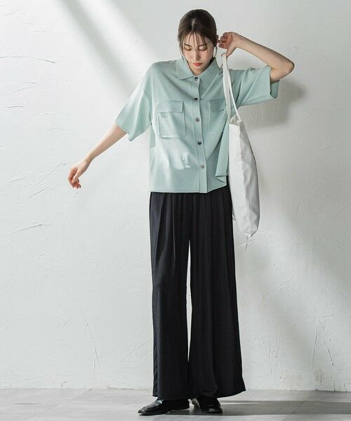 la.f... / ラ・エフ その他パンツ | 【WEB限定】ウエストギャザーワイドパンツ≪手洗い可能≫ | 詳細24