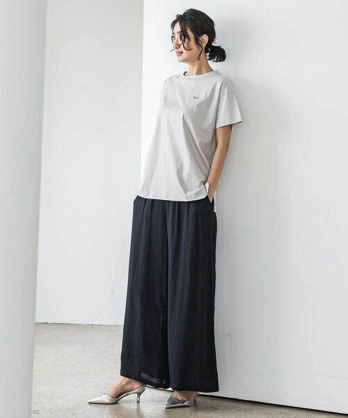 la.f... / ラ・エフ その他パンツ | 【WEB限定】ウエストギャザーワイドパンツ≪手洗い可能≫ | 詳細4