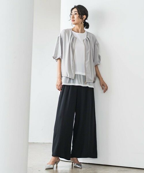 la.f... / ラ・エフ その他パンツ | 【WEB限定】ウエストギャザーワイドパンツ≪手洗い可能≫ | 詳細6