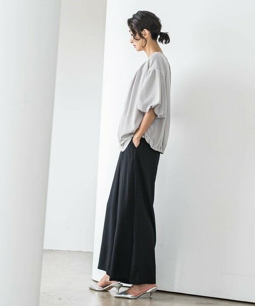 la.f... / ラ・エフ その他パンツ | 【WEB限定】ウエストギャザーワイドパンツ≪手洗い可能≫ | 詳細8