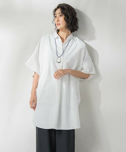 la.f... / ラ・エフ シャツ・ブラウス | 【WEB限定】チュニックシャツ≪手洗い可能≫ | 詳細1