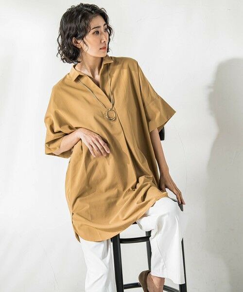 la.f... / ラ・エフ シャツ・ブラウス | 【WEB限定】チュニックシャツ≪手洗い可能≫ | 詳細17