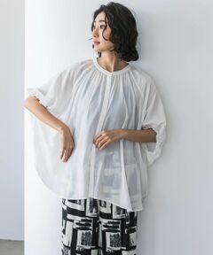 ラ エフ la.f… 【la.f...】キュプタス/VANNNAストライプブラウス （ベージュ） ラ エフ la.f… 【la.f】キュプタス/VANNNAストライプブラウス