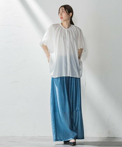 la.f... / ラ・エフ シャツ・ブラウス | 【WEB限定】ドルマンギャザーブラウス≪手洗い可能≫ | 詳細12