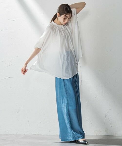 la.f... / ラ・エフ シャツ・ブラウス | 【WEB限定】ドルマンギャザーブラウス≪手洗い可能≫ | 詳細13