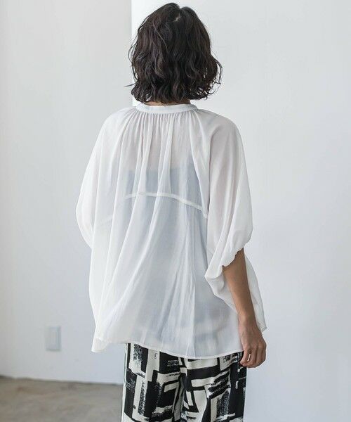 la.f... / ラ・エフ シャツ・ブラウス | 【WEB限定】ドルマンギャザーブラウス≪手洗い可能≫ | 詳細2