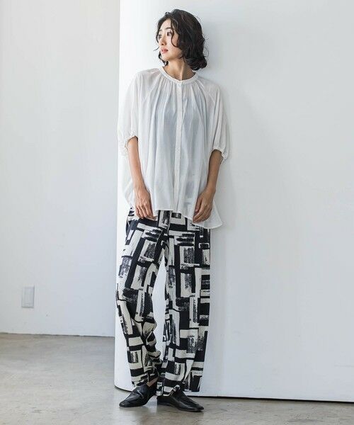 la.f... / ラ・エフ シャツ・ブラウス | 【WEB限定】ドルマンギャザーブラウス≪手洗い可能≫ | 詳細5