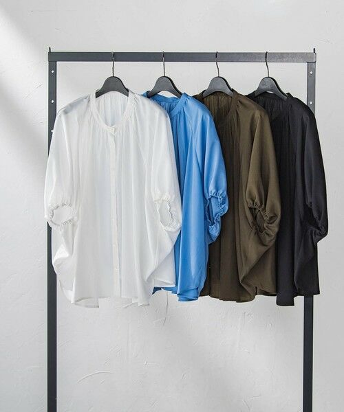 la.f... / ラ・エフ シャツ・ブラウス | 【WEB限定】ドルマンギャザーブラウス≪手洗い可能≫ | 詳細14