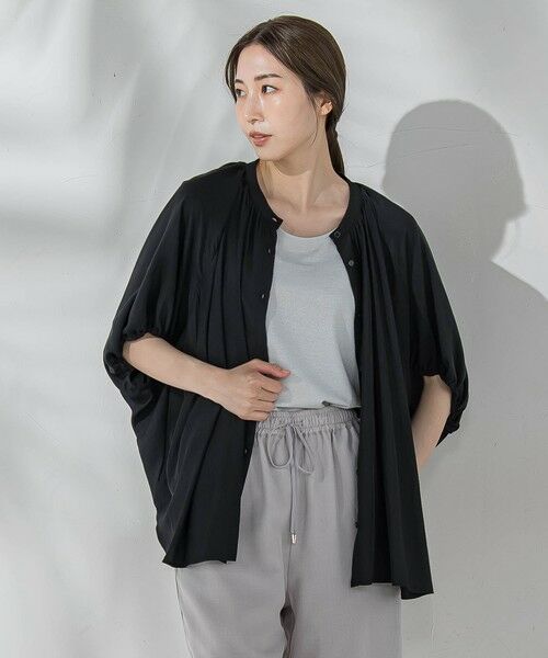 la.f... / ラ・エフ シャツ・ブラウス | 【WEB限定】ドルマンギャザーブラウス≪手洗い可能≫ | 詳細16