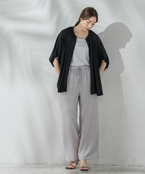 la.f... / ラ・エフ シャツ・ブラウス | 【WEB限定】ドルマンギャザーブラウス≪手洗い可能≫ | 詳細18