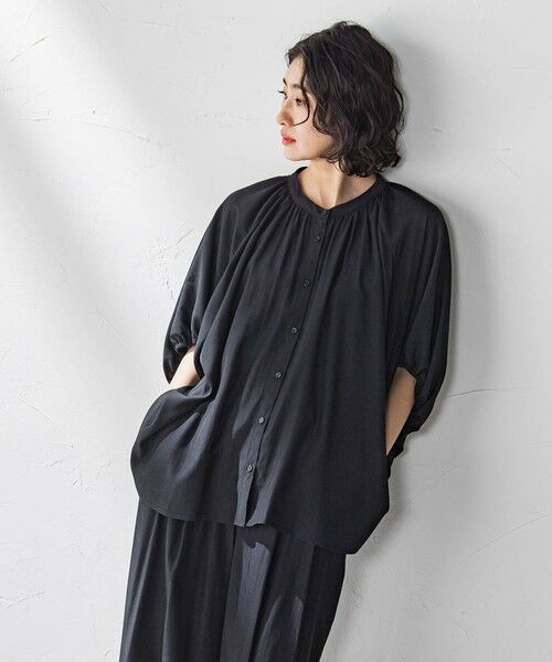 la.f... / ラ・エフ シャツ・ブラウス | 【WEB限定】ドルマンギャザーブラウス≪手洗い可能≫ | 詳細21