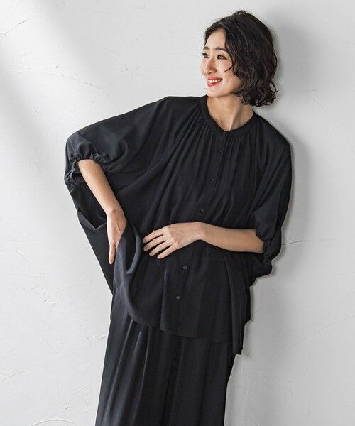 la.f... / ラ・エフ シャツ・ブラウス | 【WEB限定】ドルマンギャザーブラウス≪手洗い可能≫ | 詳細24