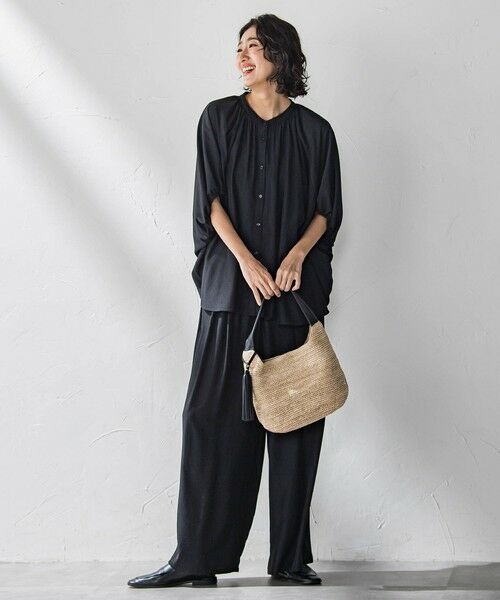 la.f... / ラ・エフ シャツ・ブラウス | 【WEB限定】ドルマンギャザーブラウス≪手洗い可能≫ | 詳細25