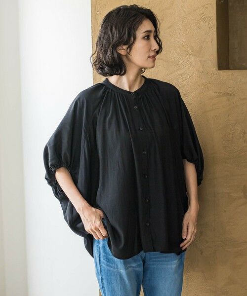 la.f... / ラ・エフ シャツ・ブラウス | 【WEB限定】ドルマンギャザーブラウス≪手洗い可能≫ | 詳細28