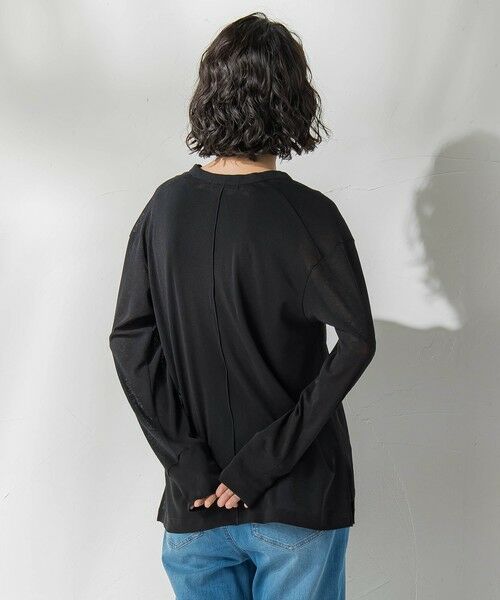 la.f... / ラ・エフ カーディガン・ボレロ | シアーVネックカットソー≪洗濯機で洗える≫ | 詳細2