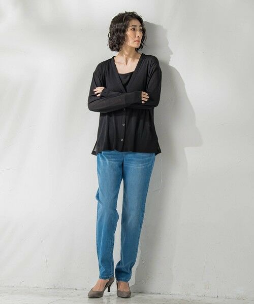 la.f... / ラ・エフ カーディガン・ボレロ | シアーVネックカットソー≪洗濯機で洗える≫ | 詳細8