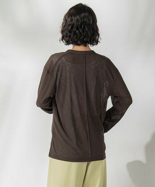 la.f... / ラ・エフ カーディガン・ボレロ | シアーVネックカットソー≪洗濯機で洗える≫ | 詳細12