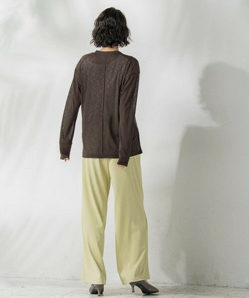 la.f... / ラ・エフ カーディガン・ボレロ | シアーVネックカットソー≪洗濯機で洗える≫ | 詳細15