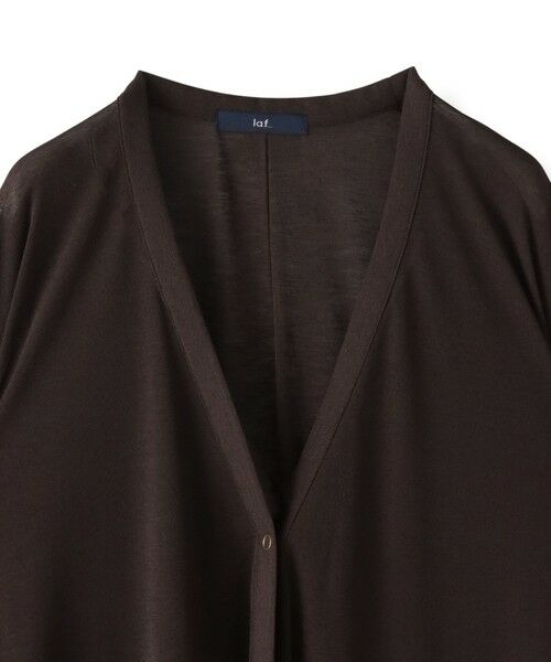 la.f... / ラ・エフ カーディガン・ボレロ | シアーVネックカットソー≪洗濯機で洗える≫ | 詳細18