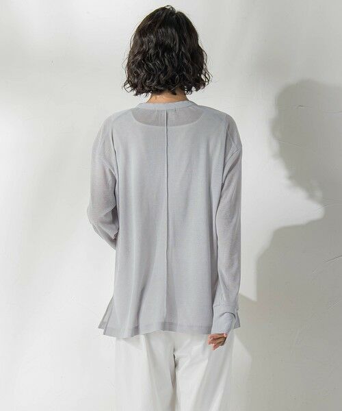 la.f... / ラ・エフ カーディガン・ボレロ | シアーVネックカットソー≪洗濯機で洗える≫ | 詳細20