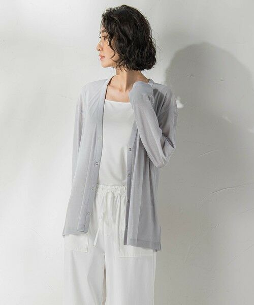 la.f... / ラ・エフ カーディガン・ボレロ | シアーVネックカットソー≪洗濯機で洗える≫ | 詳細21