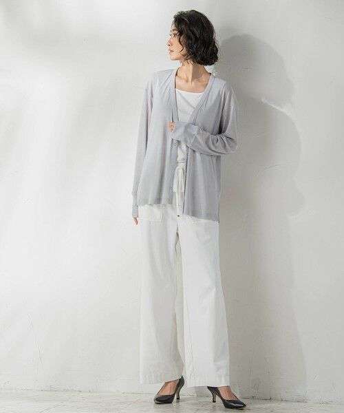 la.f... / ラ・エフ カーディガン・ボレロ | シアーVネックカットソー≪洗濯機で洗える≫ | 詳細24