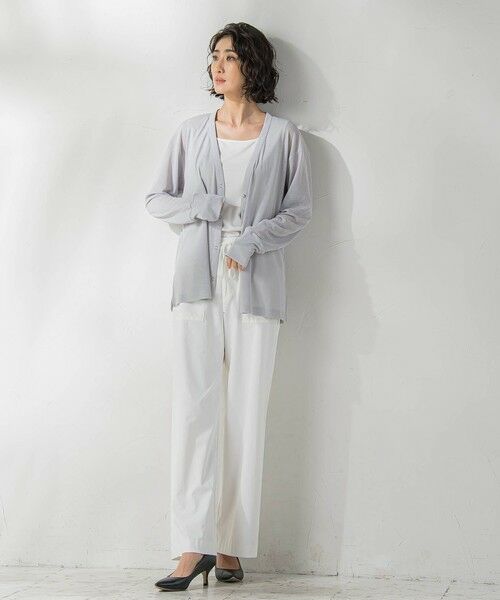 la.f... / ラ・エフ カーディガン・ボレロ | シアーVネックカットソー≪洗濯機で洗える≫ | 詳細25