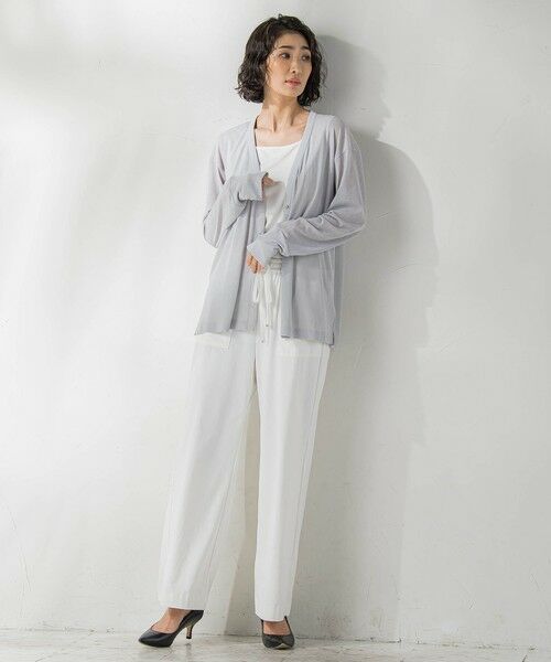 la.f... / ラ・エフ カーディガン・ボレロ | シアーVネックカットソー≪洗濯機で洗える≫ | 詳細26