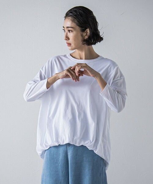 la.f... / ラ・エフ カットソー | 【biyori】バルーンヘムカットソー≪手洗い可能≫ | 詳細6