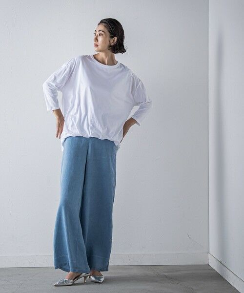 la.f... / ラ・エフ カットソー | 【biyori】バルーンヘムカットソー≪手洗い可能≫ | 詳細10