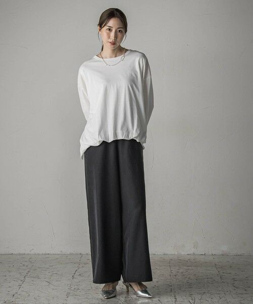 la.f... / ラ・エフ カットソー | 【biyori】バルーンヘムカットソー≪手洗い可能≫ | 詳細3