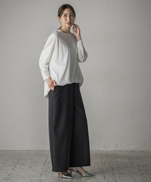 la.f... / ラ・エフ カットソー | 【biyori】バルーンヘムカットソー≪手洗い可能≫ | 詳細4