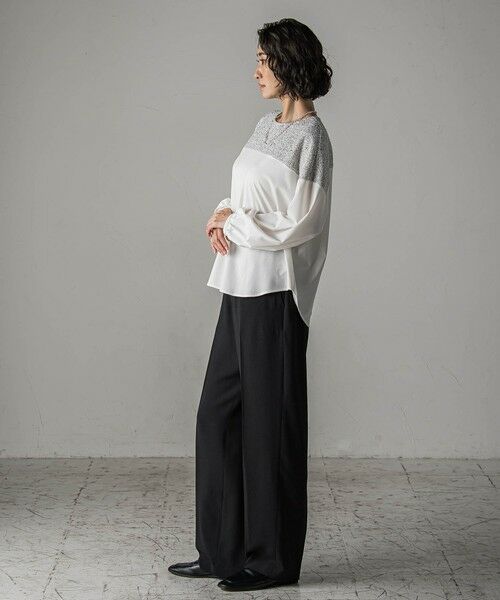 la.f... / ラ・エフ その他パンツ | 【旅楽シリーズ/極】メランジツイルストレートパンツ≪洗濯機で洗える≫ | 詳細15